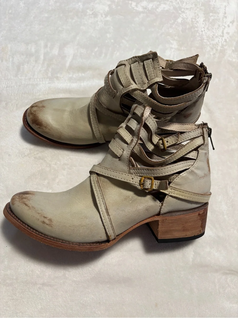 Freebird By Steven Distressed Stair Ankle Boot